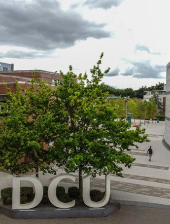 Modern DCU campus in Dublin